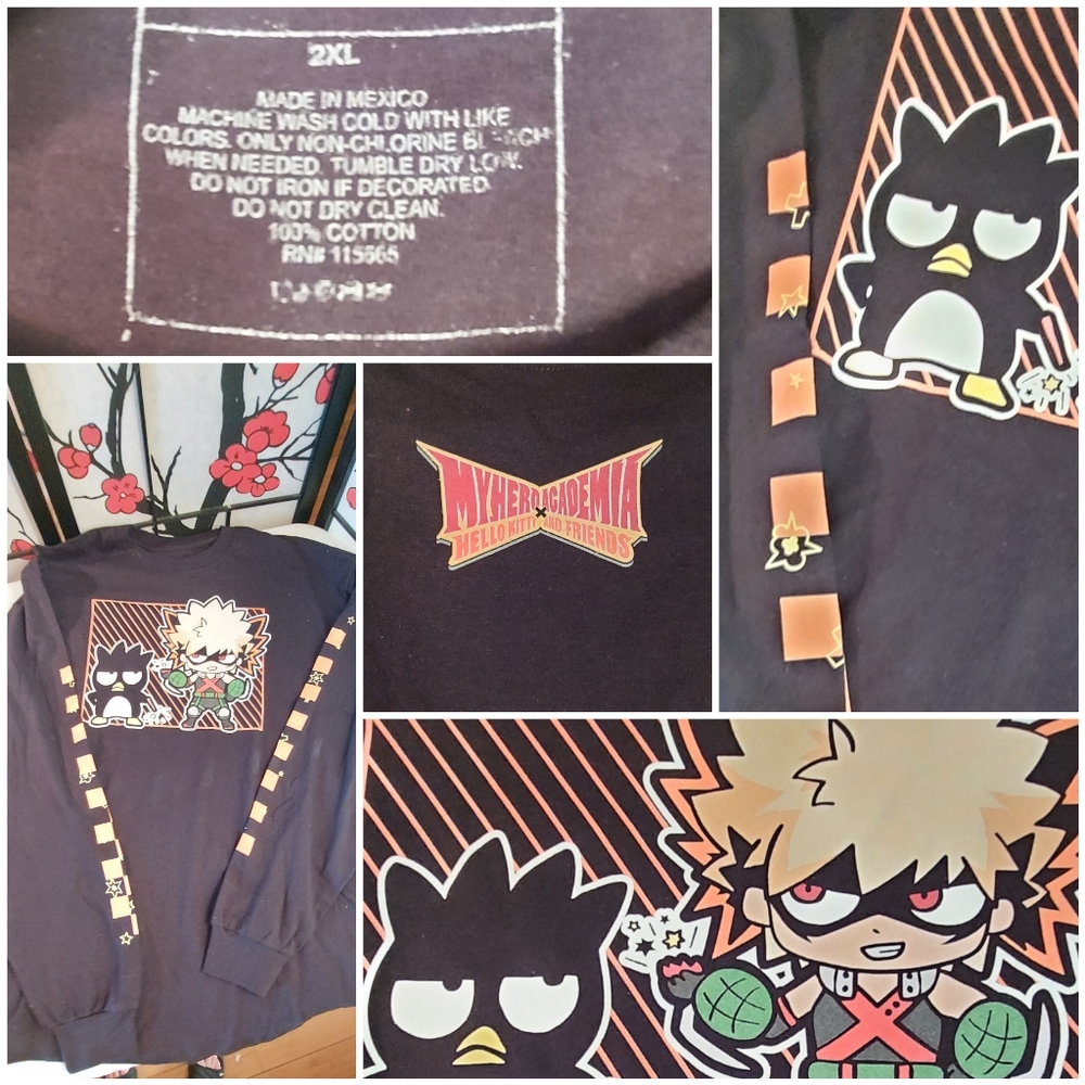 My Hero Academia long Sleeve Shirt - Black